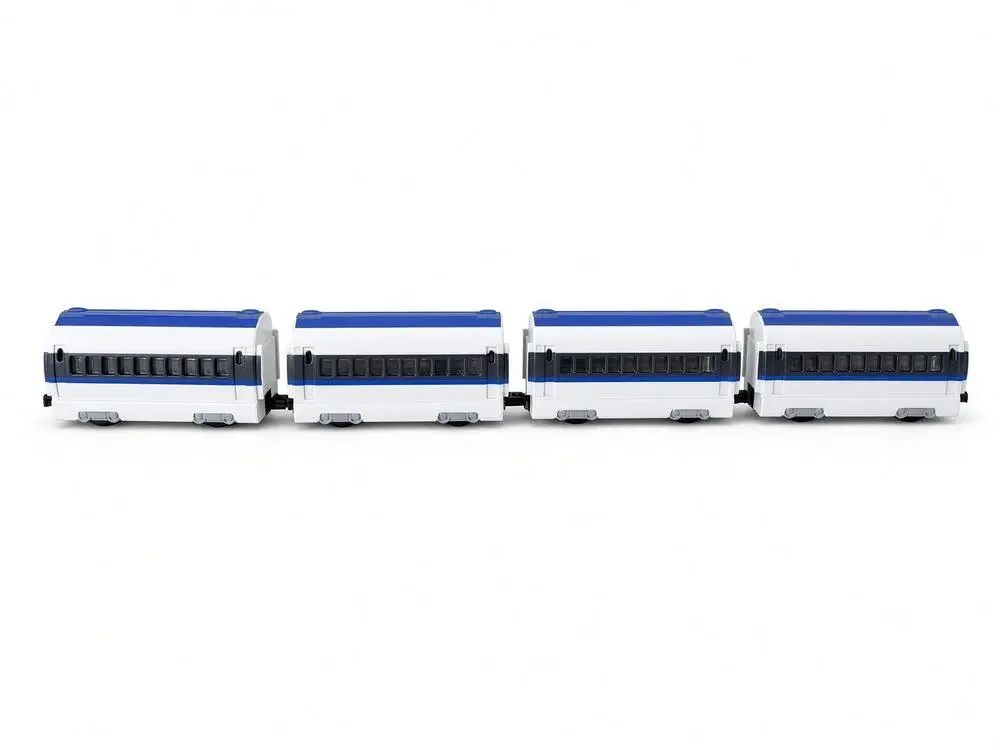 Konami Choro-Q Train Passenger Cars Set of 4